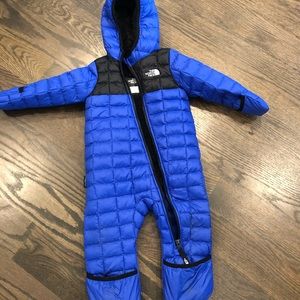 North Face snow suit